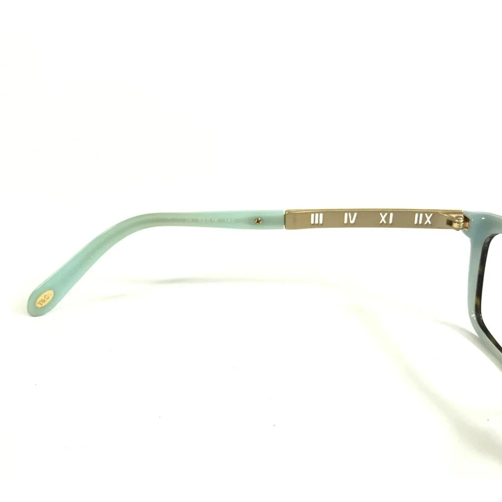 Tiffany & Co. Eyeglasses Frames TF2103-B 8134 Tortoise Blue Rectangle 53-16-140